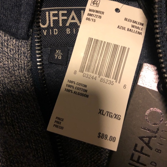 Buffalo David Bitton Zip Up Sweater - Picture 6 of 8